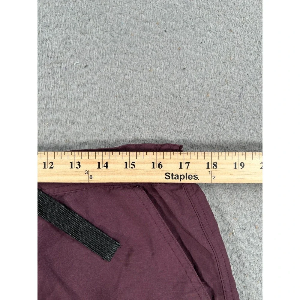 Bronze 56k Hard‎ Wear Pants Mens XL Red Baggy Nylon Cargo Track Pants